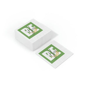 Elegant White Coined Napkins - Spruce Tree Paper - Dipaliz