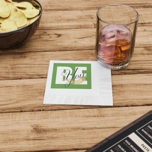 Elegant White Coined Napkins - Spruce Tree Paper - Dipaliz