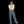 Navy Floral Wide Leg Pants - Comfort Fit - Dipaliz
