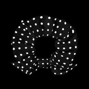 Eco-friendly Polka Dots Scrunchie - Recycled Polyester - Dipaliz - Ponytail Holders