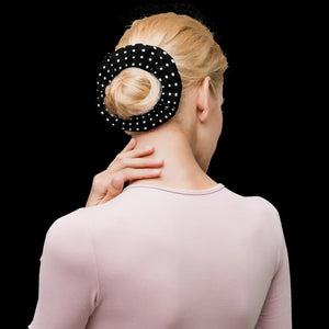 Eco-friendly Polka Dots Scrunchie - Recycled Polyester - Dipaliz - Ponytail Holders