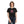 Flowy Cropped Tee Rose Flower Soft Everyday Wear - Dipaliz - T-shirts - m