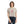 Flowy Cropped Tee Rose Flower Soft Everyday Wear - Dipaliz - T-shirts - m