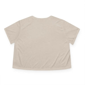Flowy Cropped Tee Rose Flower Soft Everyday Wear - Dipaliz - T-shirts - m