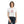 Flowy Cropped Tee Rose Flower Soft Everyday Wear - Dipaliz - T-shirts - m