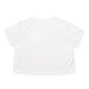 Flowy Cropped Tee Rose Flower Soft Everyday Wear - Dipaliz - T-shirts - m
