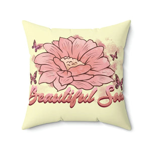 Spun Polyester Square Pillow – Modern Decor - Dipaliz - Throw Pillows