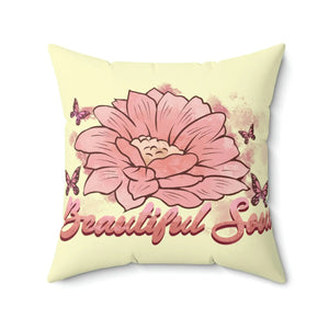Spun Polyester Square Pillow – Modern Decor - Dipaliz - Throw Pillows