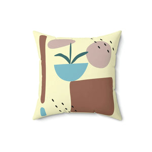 Bold Abstract Spun Polyester Square Pillow - Dipaliz - Throw Pillows