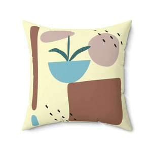 Bold Abstract Spun Polyester Square Pillow - Dipaliz - Throw Pillows