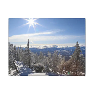 Winter Wonderland Matte Canvas Wall Art - Eco Radial Pine - Dipaliz - 12’’ x 9’’ (horizontal) / 0.75’’ - Posters Prints