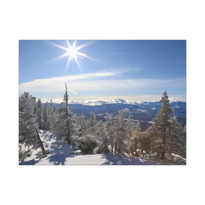 Winter Wonderland Matte Canvas Wall Art - Eco Radial Pine - Dipaliz - 24″ x 18″ (horizontal) / 0.75’’ - Posters Prints