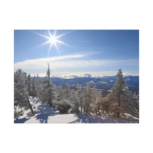 Winter Wonderland Matte Canvas Wall Art - Eco Radial Pine - Dipaliz - 40’’ x 30’’ (horizontal) / 0.75’’ - Posters