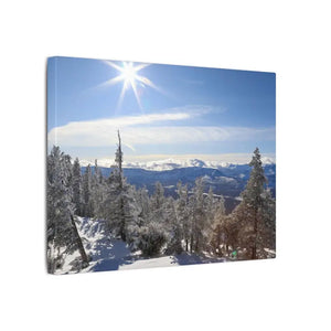Winter Wonderland Matte Canvas Wall Art - Eco Radial Pine - Dipaliz - Posters Prints & Visual Artwork