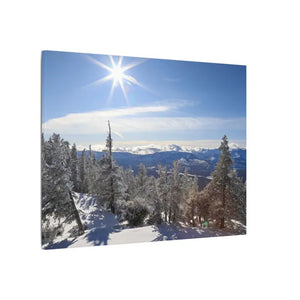 Winter Wonderland Matte Canvas Wall Art - Eco Radial Pine - Dipaliz - Posters Prints & Visual Artwork