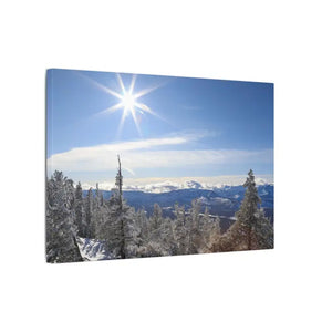 Winter Wonderland Matte Canvas Wall Art - Eco Radial Pine - Dipaliz - Posters Prints & Visual Artwork