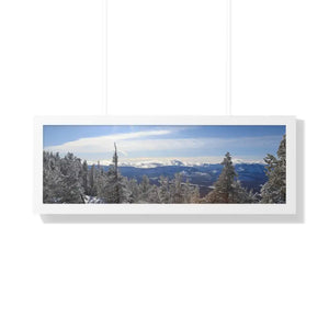 Framed Horizontal Poster Winter Land Premium Gallery Art - Dipaliz - Posters
