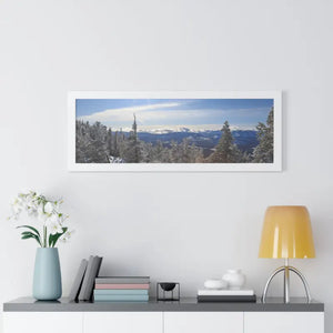 Framed Horizontal Poster Winter Land Premium Gallery Art - Dipaliz - Posters