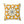 Vibrant Yellow Abstract Polyester Square Pillow - Dipaliz - Throw Pillows