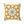 Vibrant Yellow Abstract Polyester Square Pillow - Dipaliz - Throw Pillows