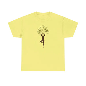 Soft Cotton Yoga t Shirt - and Nature - Dipaliz - T-shirts - 3xl