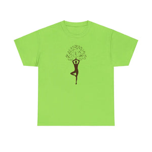 Soft Cotton Yoga t Shirt - and Nature - Dipaliz - T-shirts - 3xl