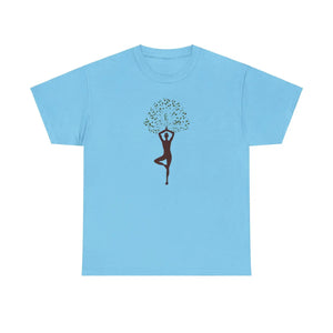 Soft Cotton Yoga t Shirt - and Nature - Dipaliz - T-shirts - 3xl