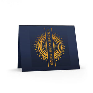 Sophisticated Navy Blue Year Cards - Premium New - Dipaliz - Greeting & Note
