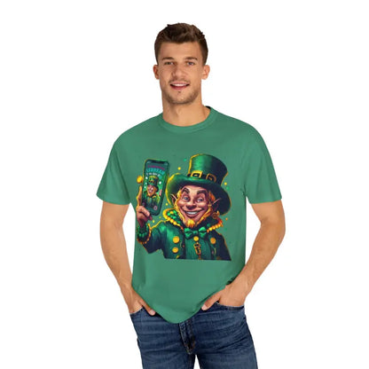 Leprechaun Tee: Rock your St. Patrick’s Day Look! - Grass / 2xl T-shirt