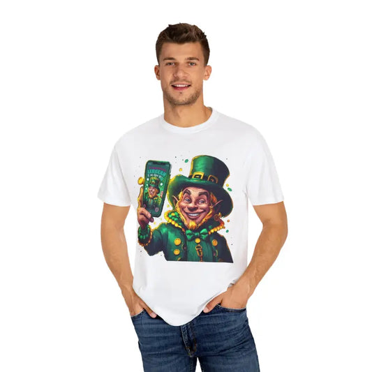 Leprechaun Tee: Rock your St. Patrick’s Day Look! - White / s T-shirt