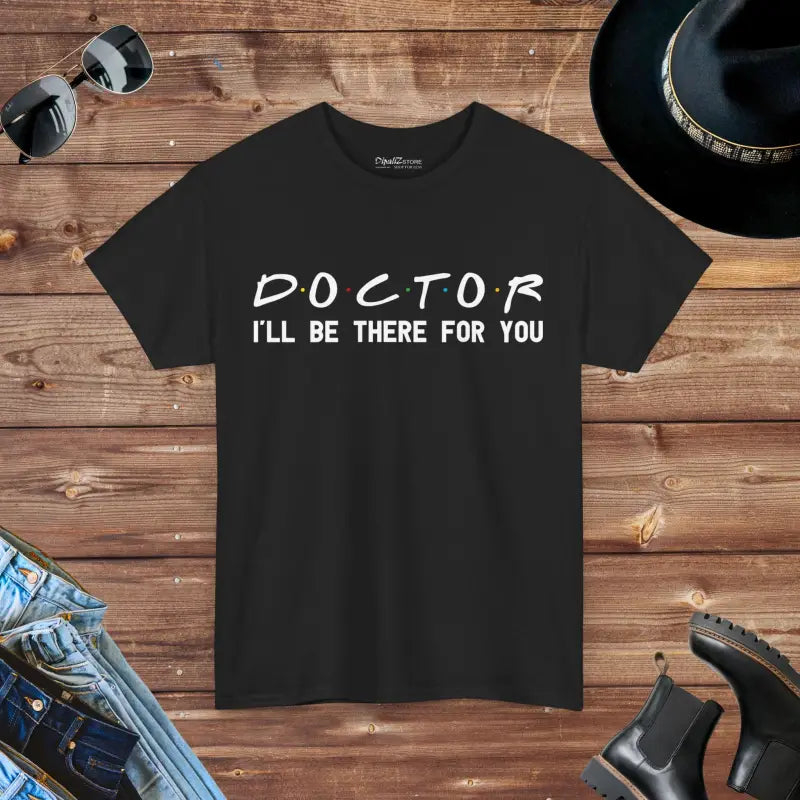 Unisex Heavy Cotton Doctor Tee - I’ll - Black / s T-shirt