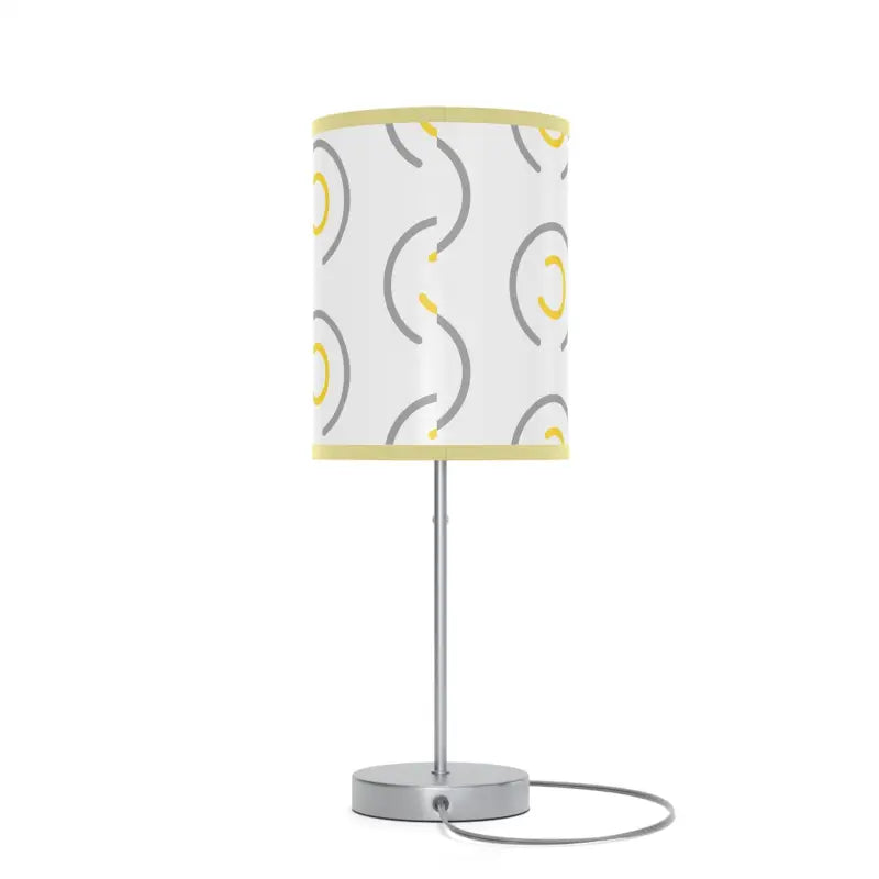 Illuminate with Style: Abstract Circles Lamp Us|ca Plug - Home Decor