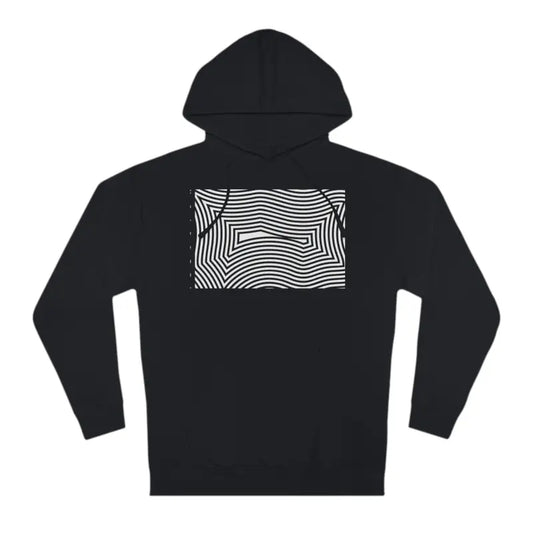 Illusion Abstract Unisex Hooded Sweatshirt - and Cozy - Black / Xs Hoodie