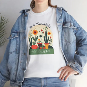 T-shirt - Plant Passion Heavy Cotton Tee - Unisex Green Lover Shirt - Dipaliz