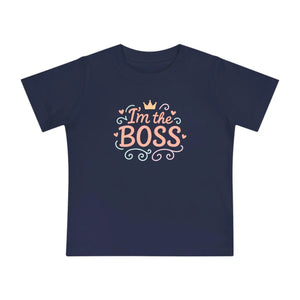 Cute Graphic Toddler Tee - Soft Boss Crown Cotton - Dipaliz - T-shirts