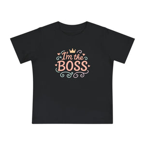 Cute Graphic Toddler Tee - Soft Boss Crown Cotton - Dipaliz - T-shirts