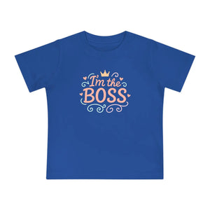 Cute Graphic Toddler Tee - Soft Boss Crown Cotton - Dipaliz - T-shirts