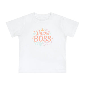 Cute Graphic Toddler Tee - Soft Boss Crown Cotton - Dipaliz - T-shirts