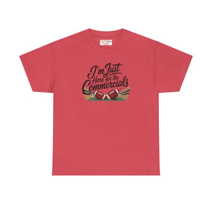 Super Football Heavy Cotton Tee - Commercials Shirt - Dipaliz - T-shirts