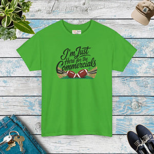 Super Football Heavy Cotton Tee - Commercials Shirt - Dipaliz - T-shirts