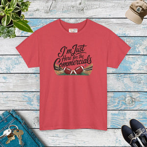 Super Football Heavy Cotton Tee - Commercials Shirt - Dipaliz - T-shirts