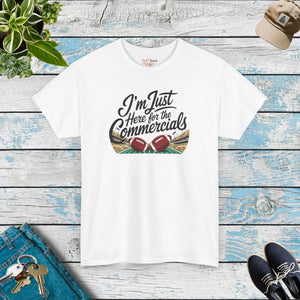 Super Football Heavy Cotton Tee - Commercials Shirt - Dipaliz - T-shirts