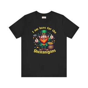 Shenanigans Unisex Jersey Short Tee Adventure Style - Dipaliz - Black / Xs - T-shirts