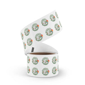 Durable Round Sticker Label Rolls - I’m Sorry Flowers - Dipaliz - Paper Products