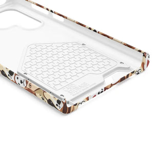 Impact Resistant Phone Case Card Holder with Dog Pattern - Dipaliz - Mobile Cases