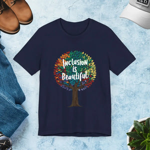 Unisex Inclusion is Beautiful Gay Tee - Short Sleeves - Dipaliz - T-shirts