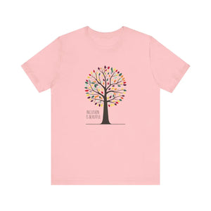 Soft Unisex Jersey Tee Inclusion is Beautiful - Dipaliz - T-shirts