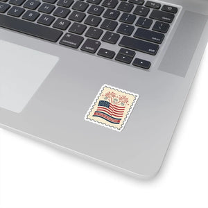 Independence Day Flag Stamp Sticker 250 Years Usa Kiss-cut - Decorative Stickers