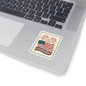 Independence Day Flag Stamp Sticker 250 Years Usa Kiss-cut - Decorative Stickers