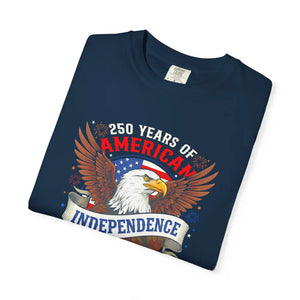 Independence Eagle T‑shirt, ?250 Years of American Independence’ July 4th Patriotic Tee - T-shirts - m